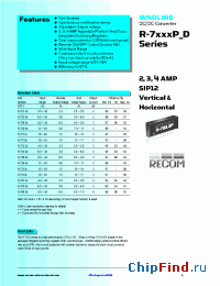 Datasheet R-739.0D manufacturer Recom