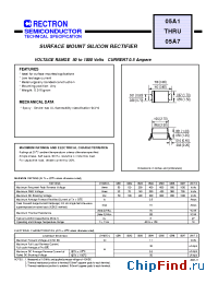 Datasheet 05A5 manufacturer Rectron