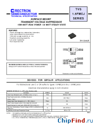 Datasheet 15FMCJ110 manufacturer Rectron