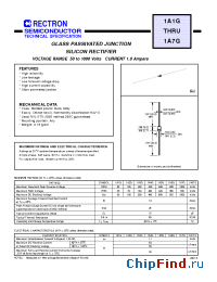 Datasheet 1A1G-T manufacturer Rectron