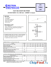 Datasheet 1F1 manufacturer Rectron