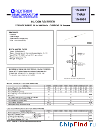 Datasheet 1N4001-T manufacturer Rectron
