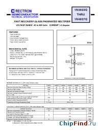Datasheet 1N4933G-B manufacturer Rectron