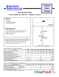 Datasheet 1N5400 manufacturer Rectron