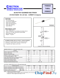 Datasheet 1N5820-B manufacturer Rectron