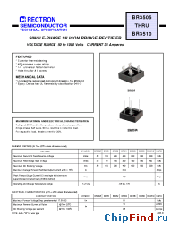 Datasheet BR351 manufacturer Rectron