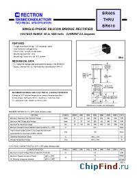 Datasheet BR605 manufacturer Rectron