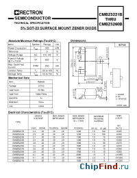Datasheet CMBZ5222B manufacturer Rectron