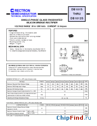 Datasheet DB101S-C manufacturer Rectron