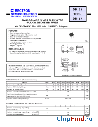 Datasheet DB151 manufacturer Rectron
