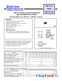 Datasheet DB152S-C manufacturer Rectron