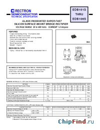 Datasheet EDB101S-T manufacturer Rectron