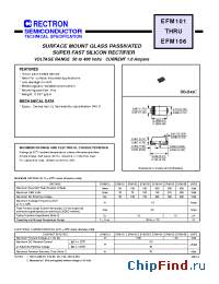 Datasheet EFM106 manufacturer Rectron