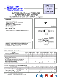 Datasheet EFM201-W manufacturer Rectron