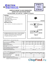 Datasheet EFM301 manufacturer Rectron