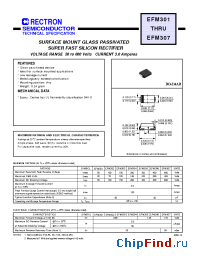 Datasheet EFM305-W manufacturer Rectron