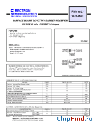 Datasheet FM145L-W-S-R01 manufacturer Rectron