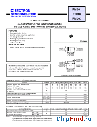 Datasheet FM201-W manufacturer Rectron
