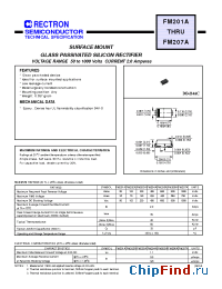 Datasheet FM203A-W manufacturer Rectron