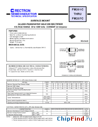 Datasheet FM207C-W manufacturer Rectron