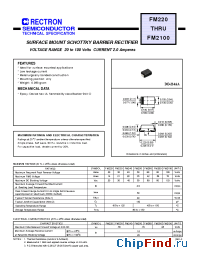Datasheet FM2100 manufacturer Rectron