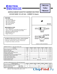 Datasheet FM230A-W manufacturer Rectron