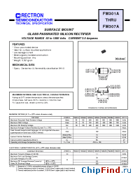 Datasheet FM305A-W manufacturer Rectron