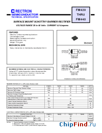 Datasheet FM420-W manufacturer Rectron