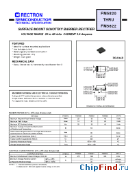 Datasheet FM5822-W manufacturer Rectron