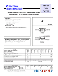 Datasheet FMB1100 manufacturer Rectron