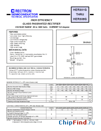Datasheet HER302G-B manufacturer Rectron