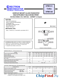 Datasheet HFM103-W manufacturer Rectron