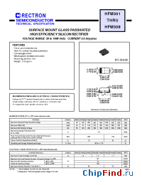Datasheet HFM304 manufacturer Rectron