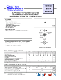 Datasheet HSM102 manufacturer Rectron