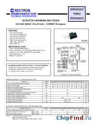 Datasheet ISR2030C manufacturer Rectron