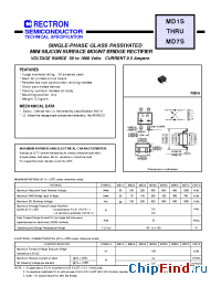 Datasheet MD5S-W manufacturer Rectron