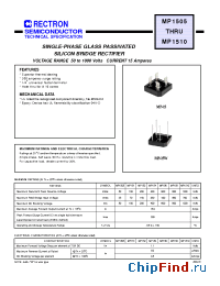 Datasheet MP1505W manufacturer Rectron
