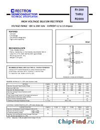 Datasheet R1200-B manufacturer Rectron