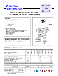 Datasheet RL1602A manufacturer Rectron