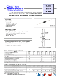 Datasheet RL850-B manufacturer Rectron