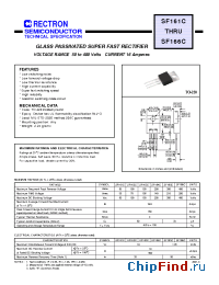 Datasheet SF161C manufacturer Rectron