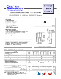 Datasheet SF162CS manufacturer Rectron