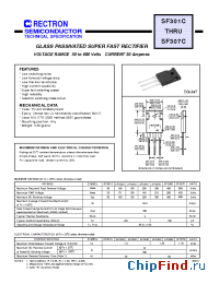 Datasheet SF301A manufacturer Rectron