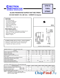 Datasheet SF83S-T manufacturer Rectron