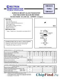 Datasheet SM4934 manufacturer Rectron