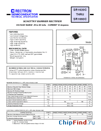 Datasheet SR1630A manufacturer Rectron