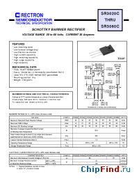 Datasheet SR3030C manufacturer Rectron