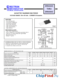 Datasheet SR5060C manufacturer Rectron