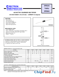 Datasheet SR530 manufacturer Rectron
