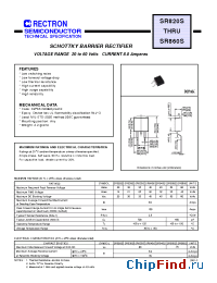 Datasheet SR860S manufacturer Rectron